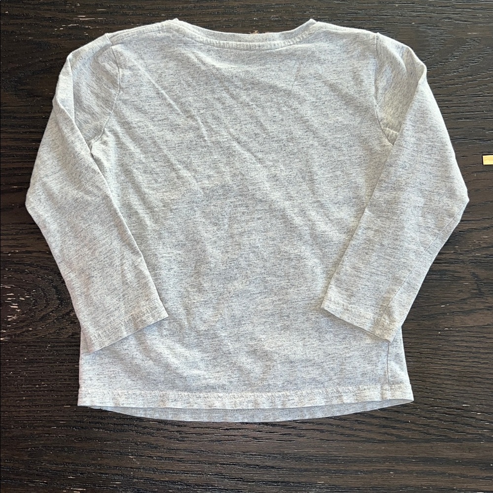 Mini Boden Sparkle Triceratops Long Sleeve T-Shirt, 5-6Y - Picture 4 of 4